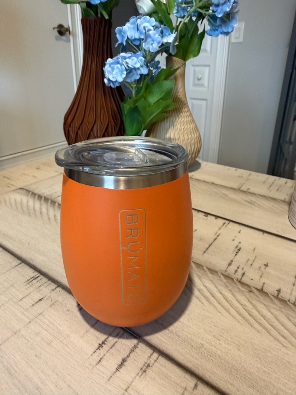 Brumate uncork’e Insulated Wine Tumbler - Clay Orange